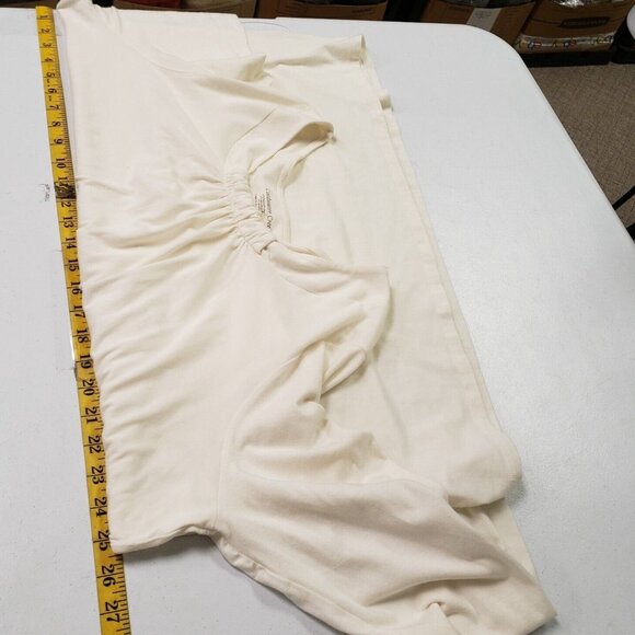 Coldwater Creek Womens Minimalist T Shirt Size 2X Ivory Clean Girl Essential - Picture 6 of 9